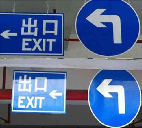 王屋在日常生活中如何区分标识与标牌？