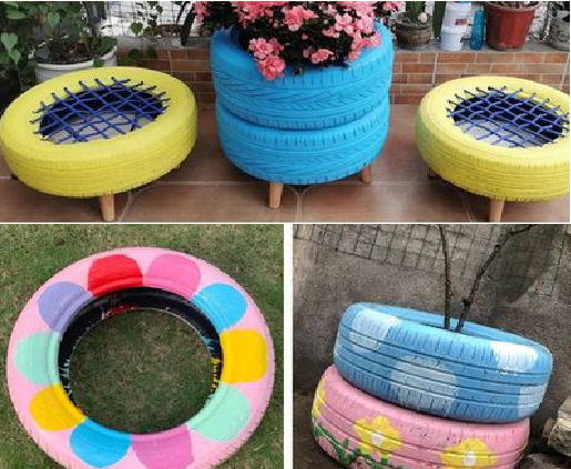 王屋墙体彩绘-变废为宝