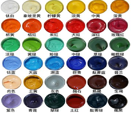 王屋墙绘颜色的选择有讲究。