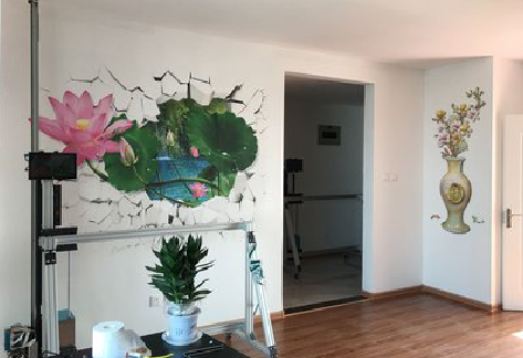 王屋墙体彩绘相比墙纸的优势。