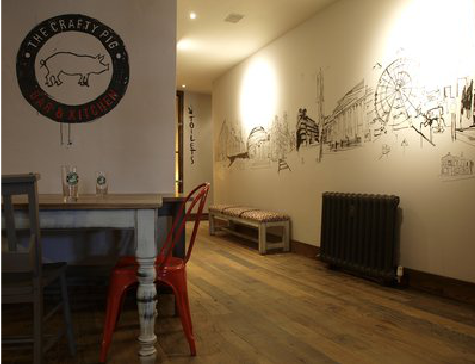 王屋教你判断手绘墙质量的好坏。