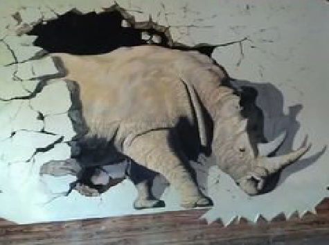 王屋在墙绘中，如何绘制3D效果？