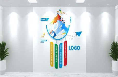 王屋公司企业形象墙的工艺材料有哪些？